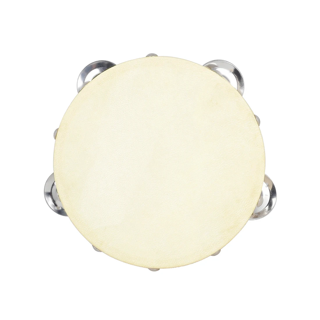 Musical Instrument Tambourine - Orff Tamburello 6 Pollici Pelle di