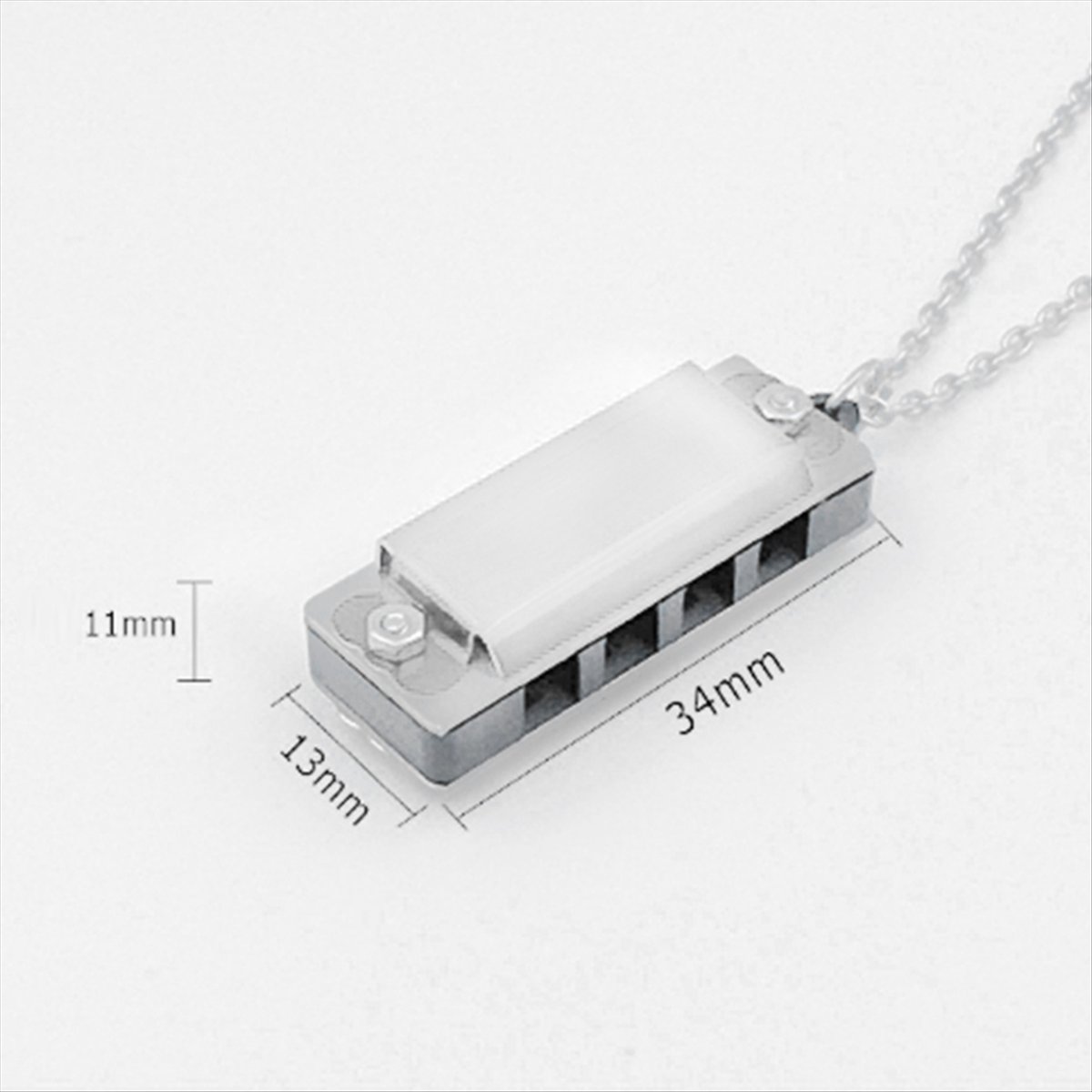 Musical Instrument Art - Collana con Mini Armonica ABXY a