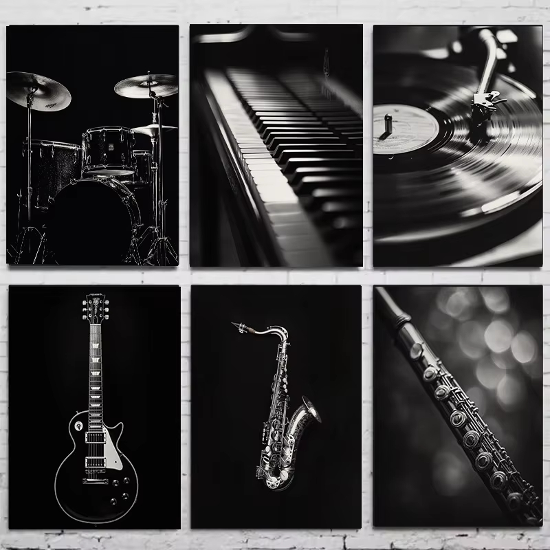 Musical Instrument Image - Poster Moderno di Strumenti Musicali in