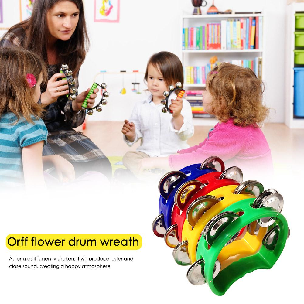Musical Instrument Tambourine - 4 pezzi tamburello jingles sonaglio campana