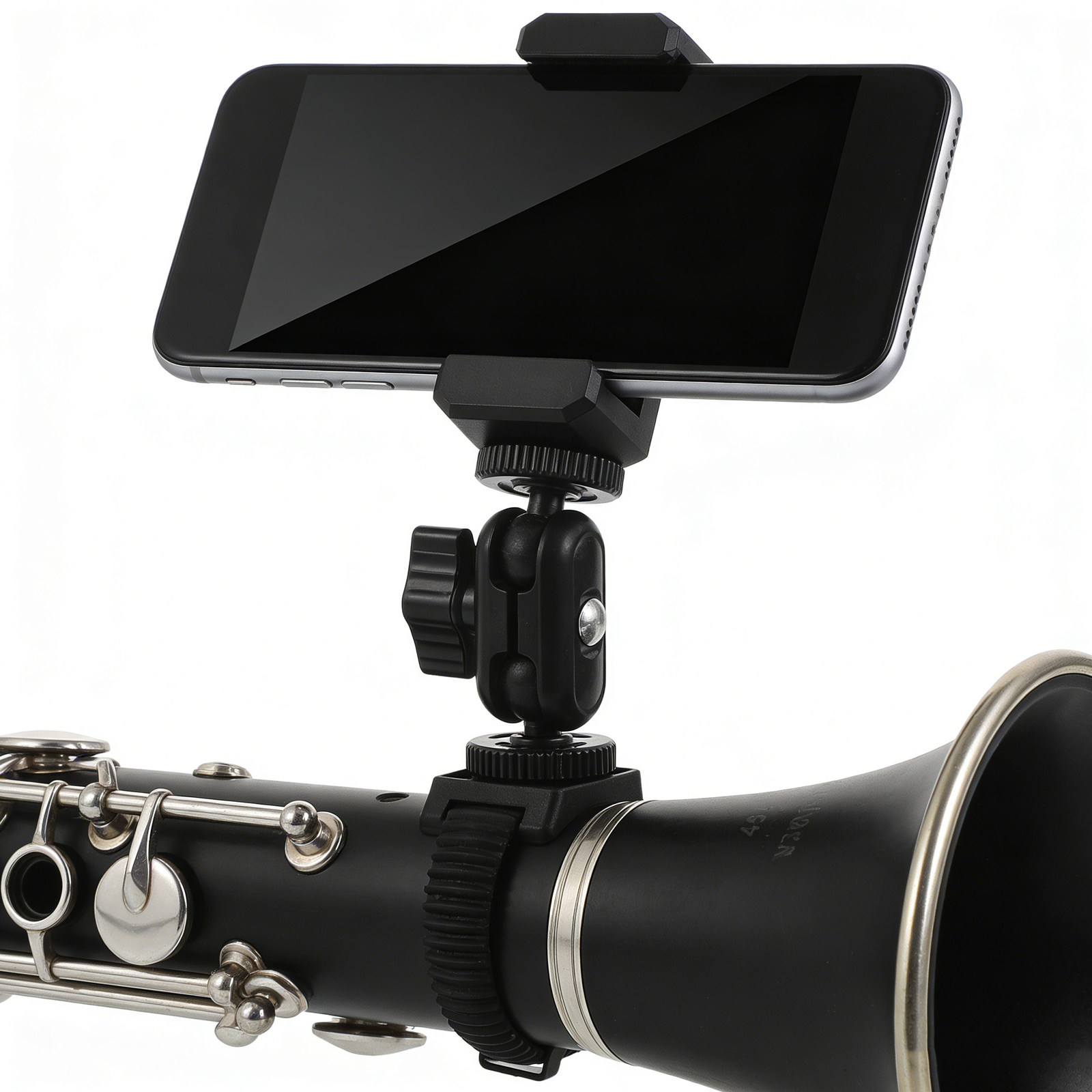 Musical Instrument Online - Supporto Regolabile per Telefono da Sax