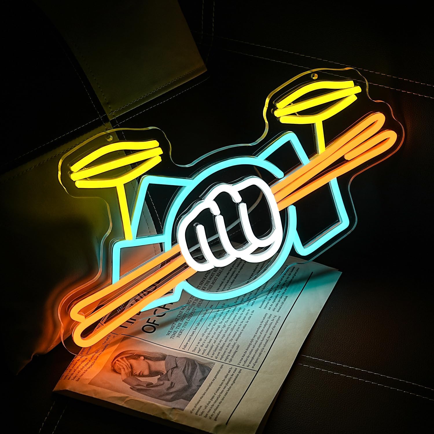 Insegna al Neon a Forma di Bat - Musical Instruments recensione e prezzo