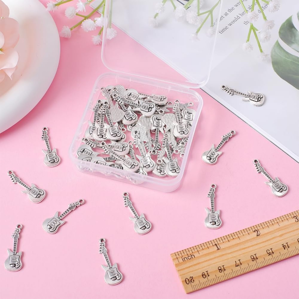 1 scatola da 50 pezzi ciondoli - Musical Instrument Box recensione e prezzo