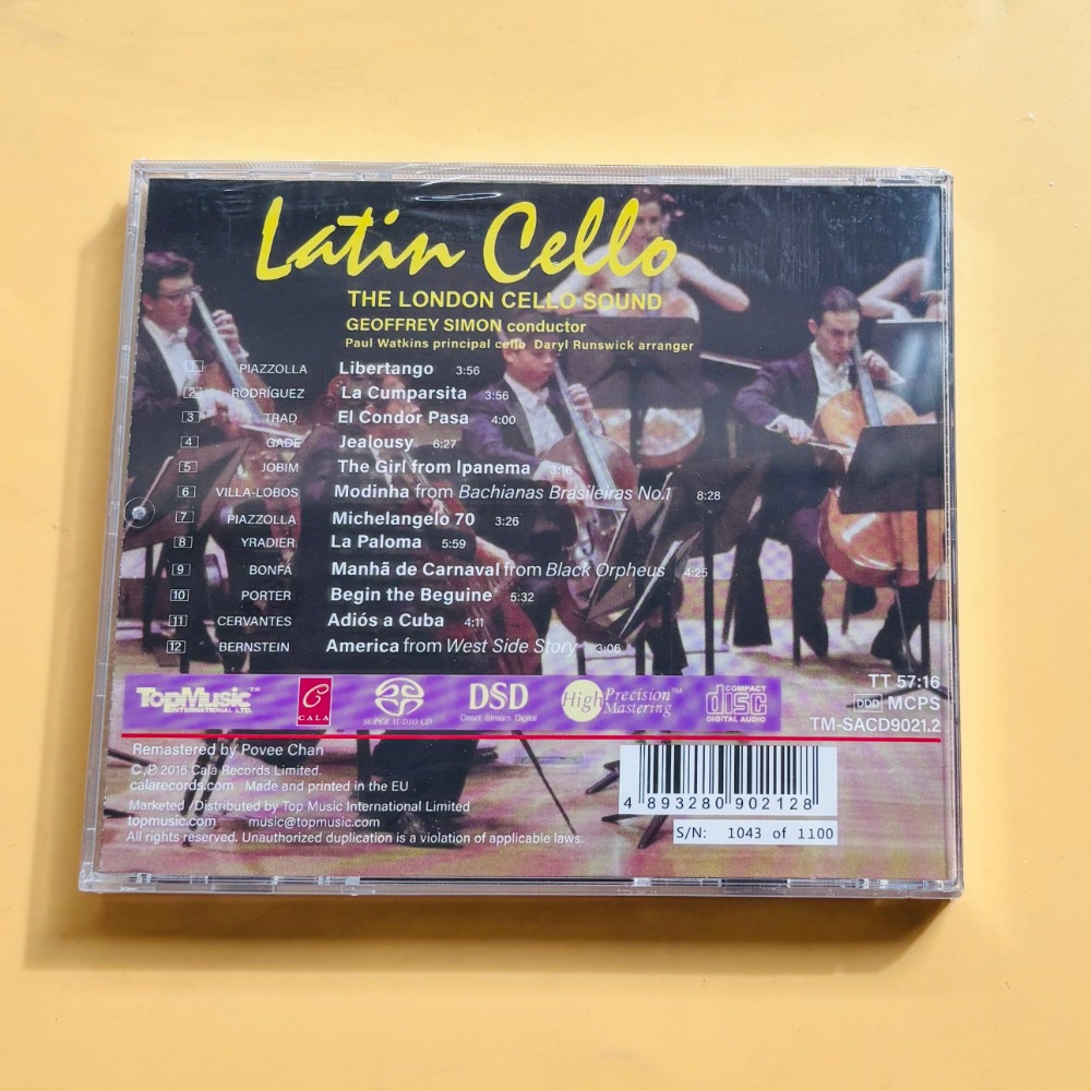 CD London Latin Cello, Musica  - Musical Instrument Brands recensione e prezzo