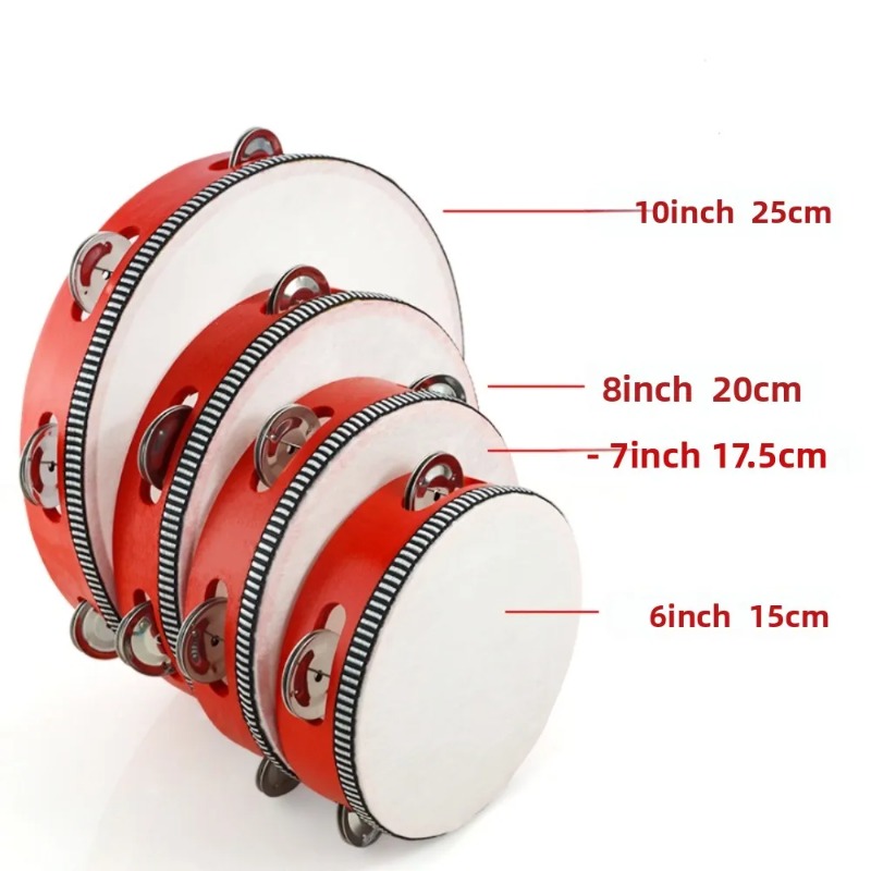 Tamburello in Legno con Sonagl - Musical Instrument Tambourine recensione e prezzo