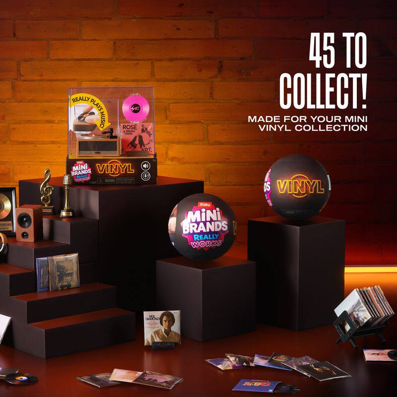 Mini Brands Vinyl Really Works - Musical Instrument Brands recensione e prezzo