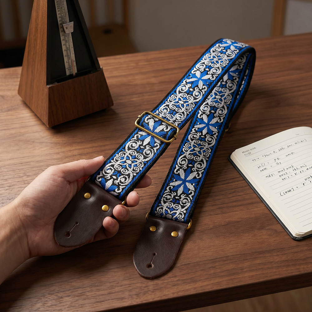 Tracolla per Chitarra Ricamata - Musical Instrument Art recensione e prezzo