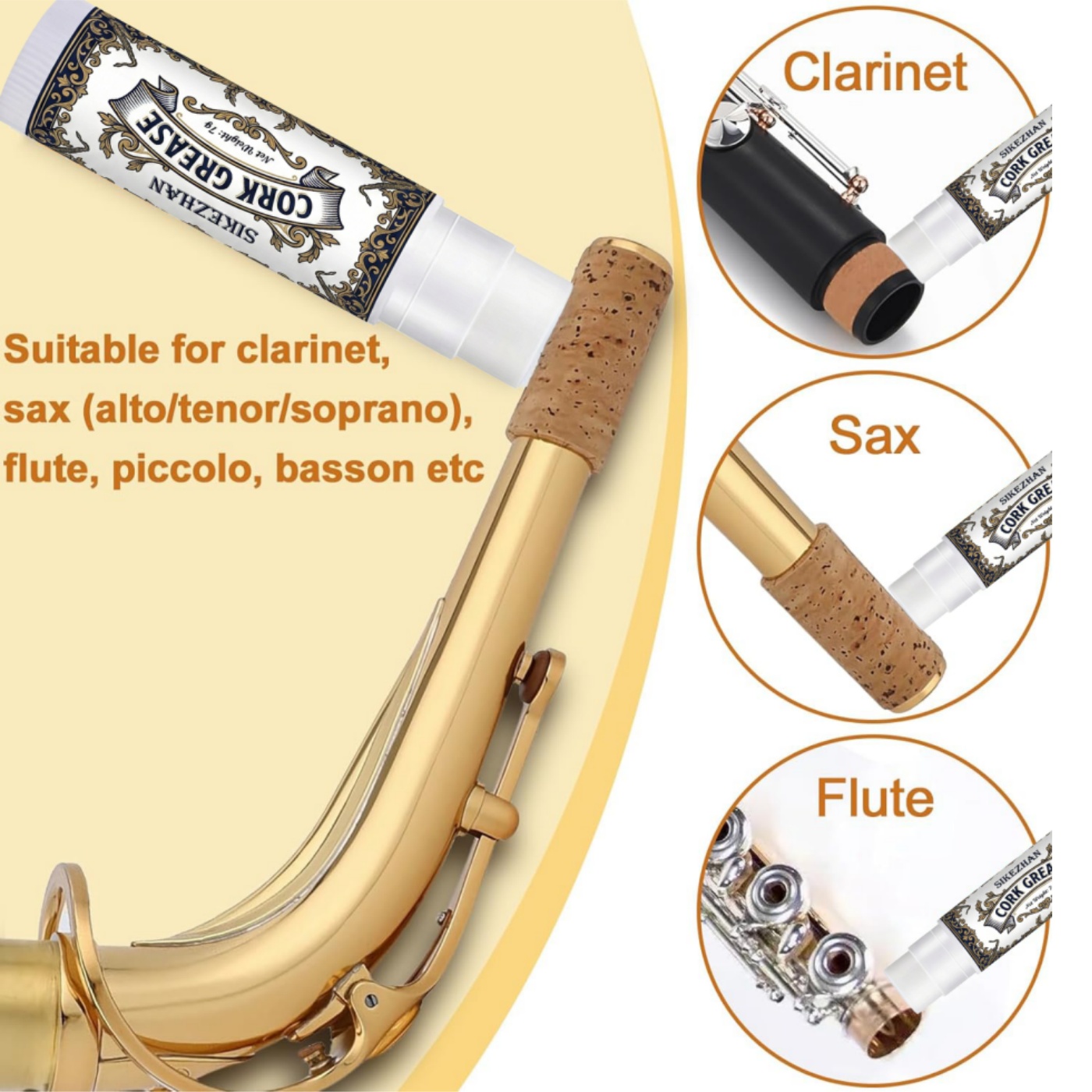 Grasso di sughero premium per  - Musical Instrument Bazooka recensione e prezzo