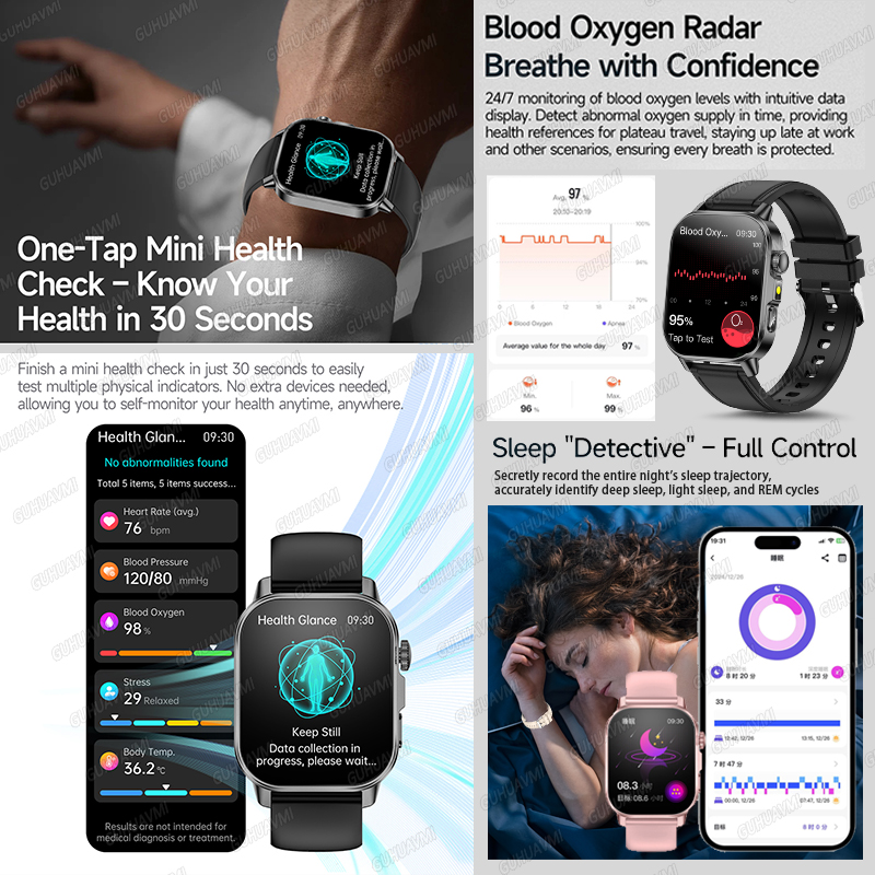 GUHUAVMI 2026 Nuovo Smartwatch - Musical Instrument Craft recensione e prezzo