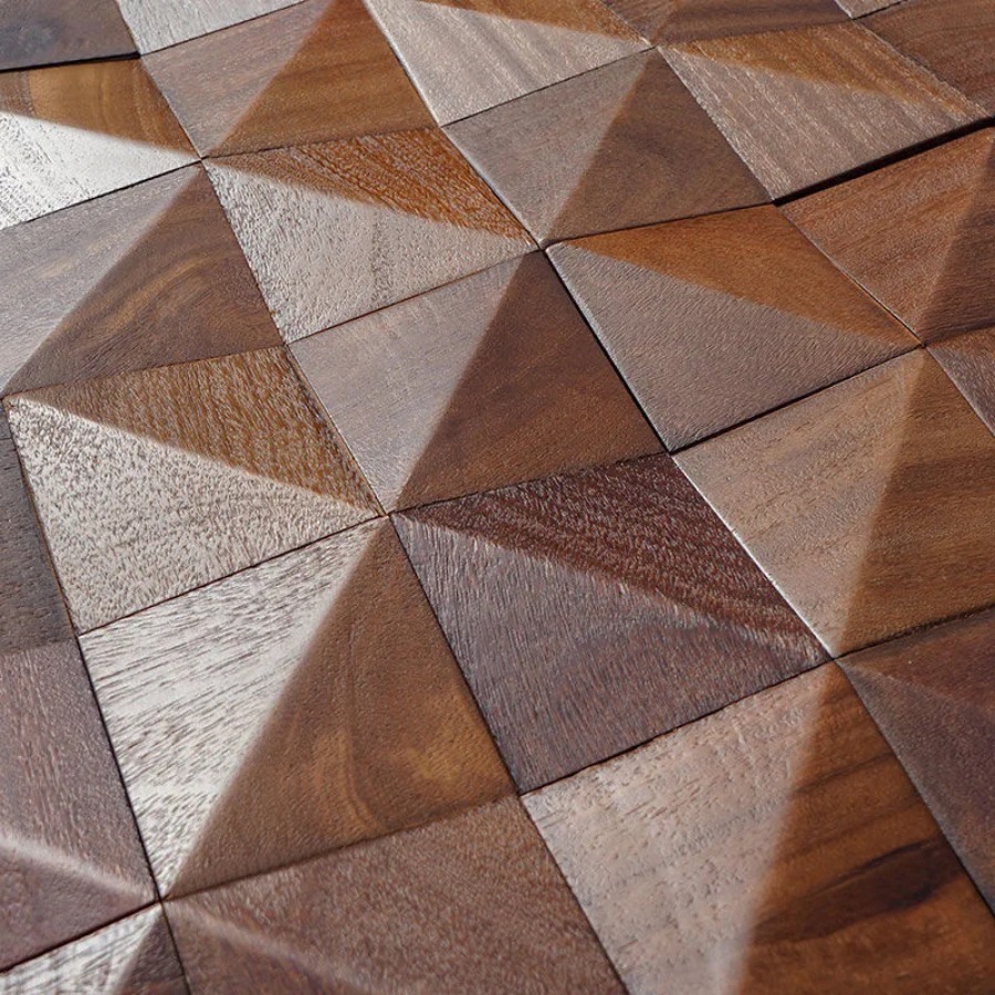 Triangolo 3D in legno massello - Musical Instrument Image recensione e prezzo