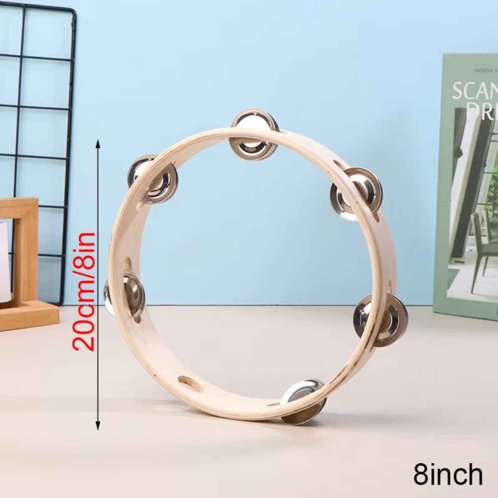 Nuovo Tamburo a Mano da 4/6/7/ - Musical Instrument Tambourine recensione e prezzo
