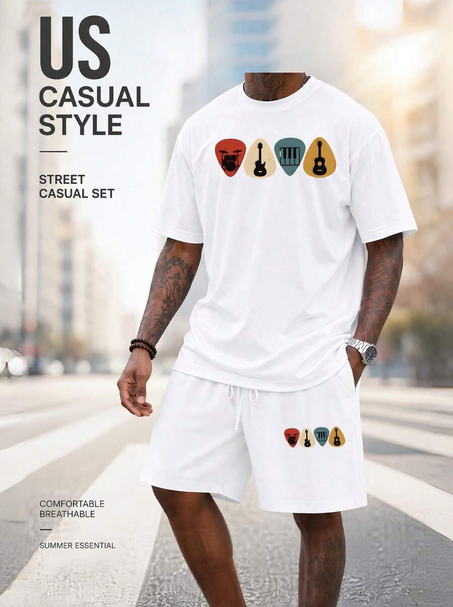 Set da Uomo 2 Pezzi: T-Shirt O - Musical Instruments recensione e prezzo