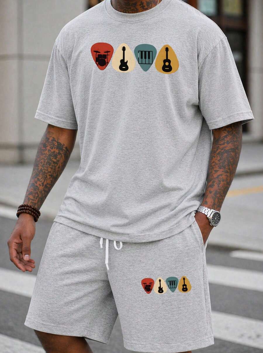 Set da Uomo 2 Pezzi: T-Shirt O - Musical Instruments recensione e prezzo